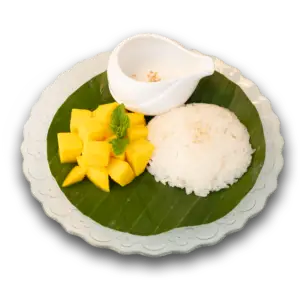 Riz gluant thaï à la mangue